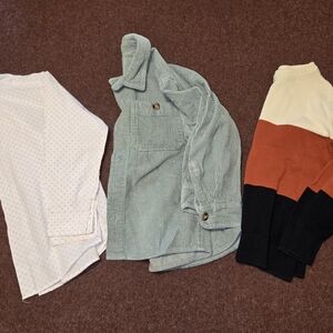 Little Boy Size 4-6 Lot (Fit Like A 6) 3 Shirts